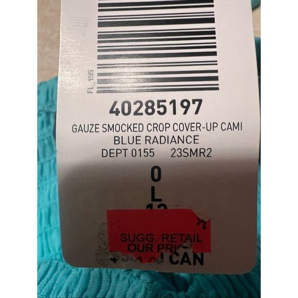 Torrid  Gauze Crop  halter top Sz 0 (L-XL) NWT - Picture 5 of 7